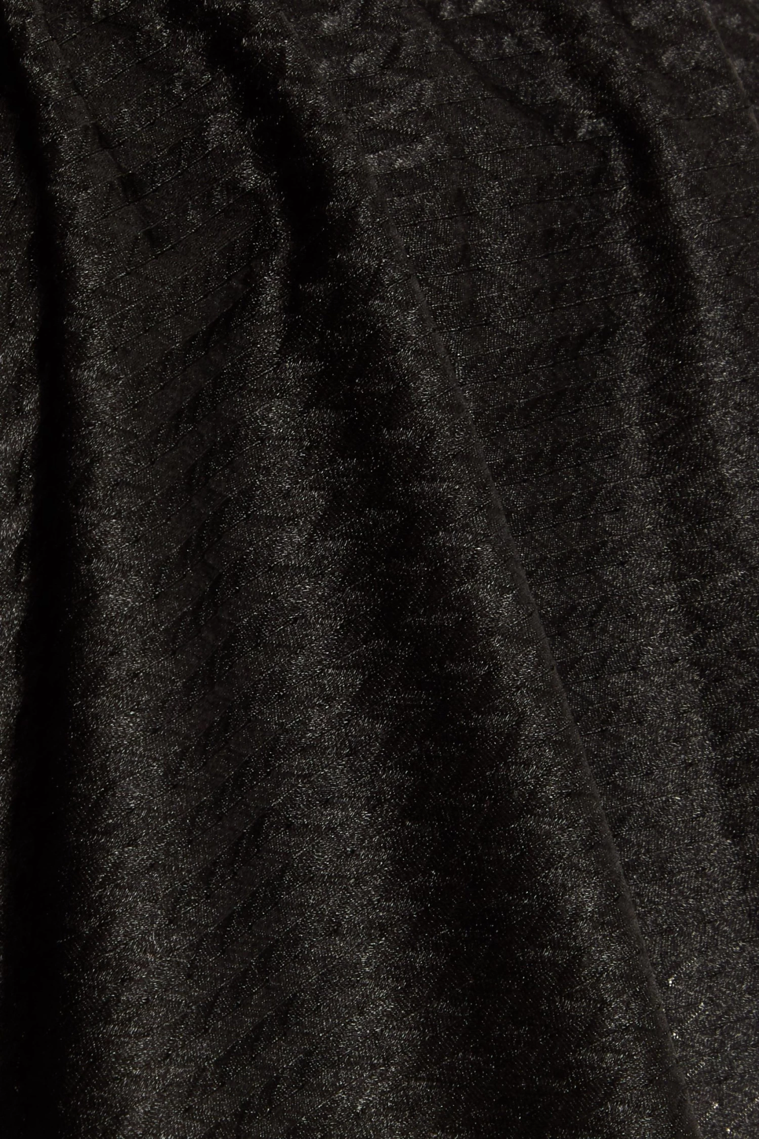 Black Textured Frill Bikini Top - Image 6