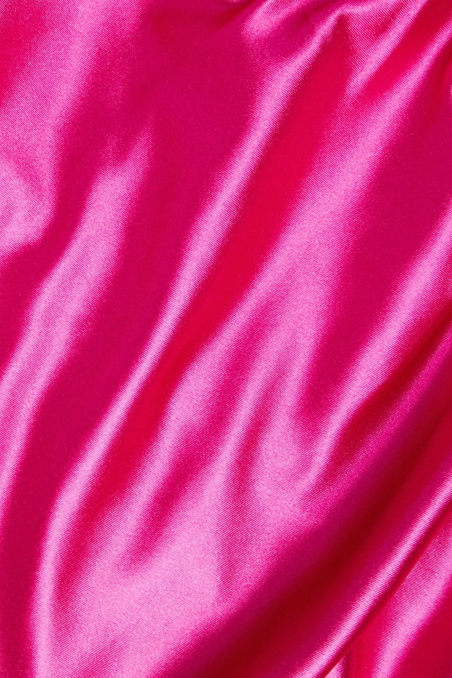 Pink Satin Bodycon Dress - Image 6