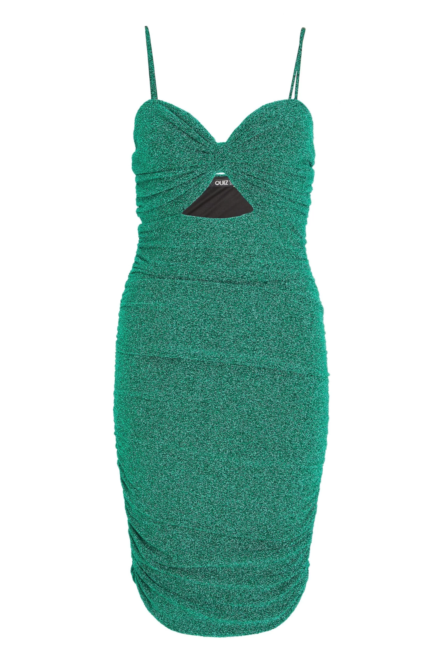 Green Glitter Bodycon Mini Dress