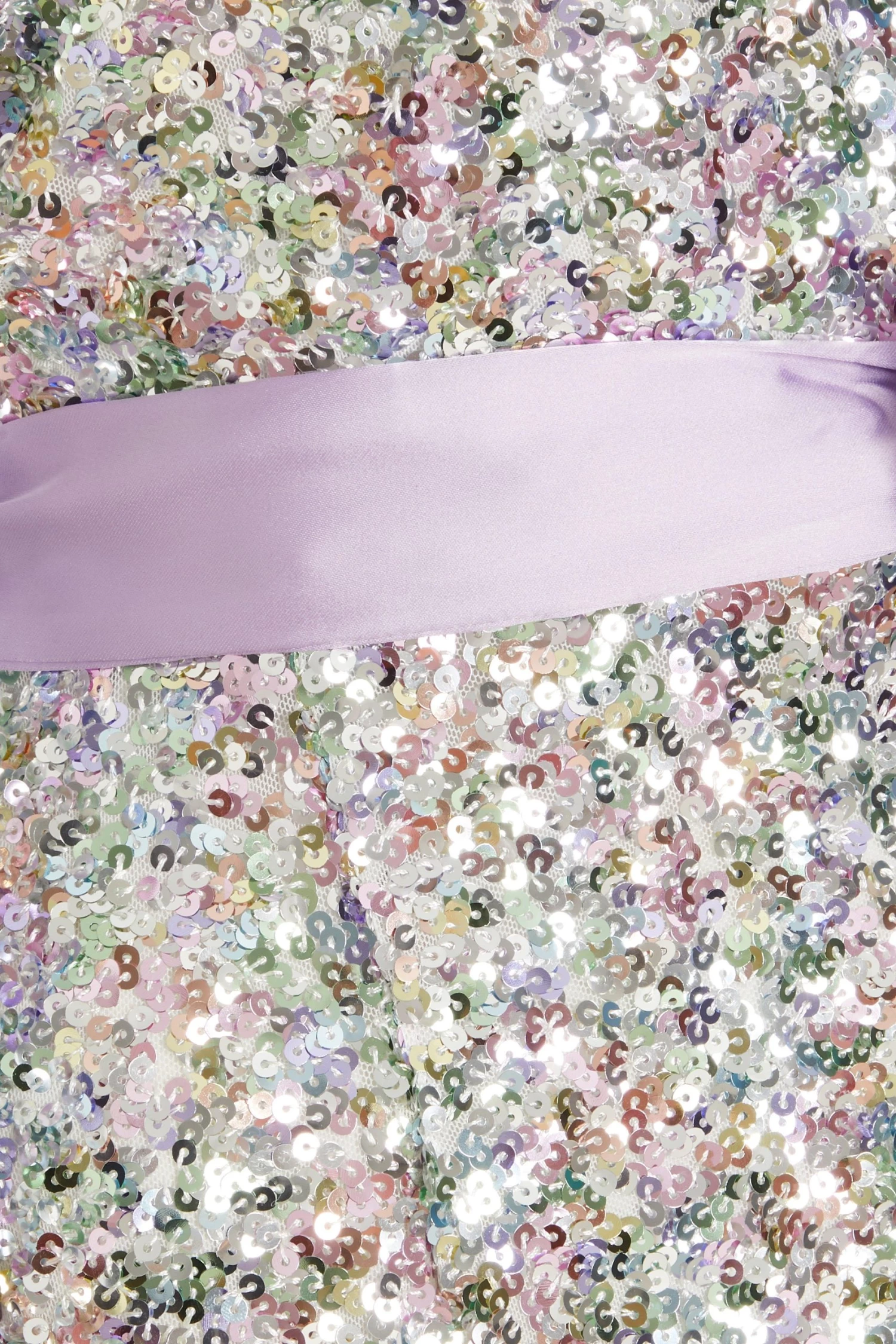 Multicoloured Sequin Wrap Dress - Image 6