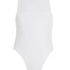 White Racer Bodysuit