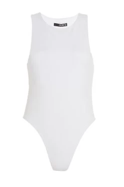White Racer Bodysuit