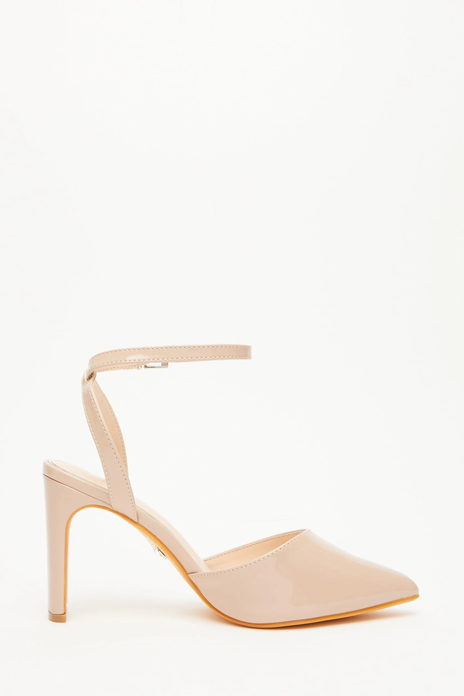 Wide Fit Nude Court Heels - Image 6