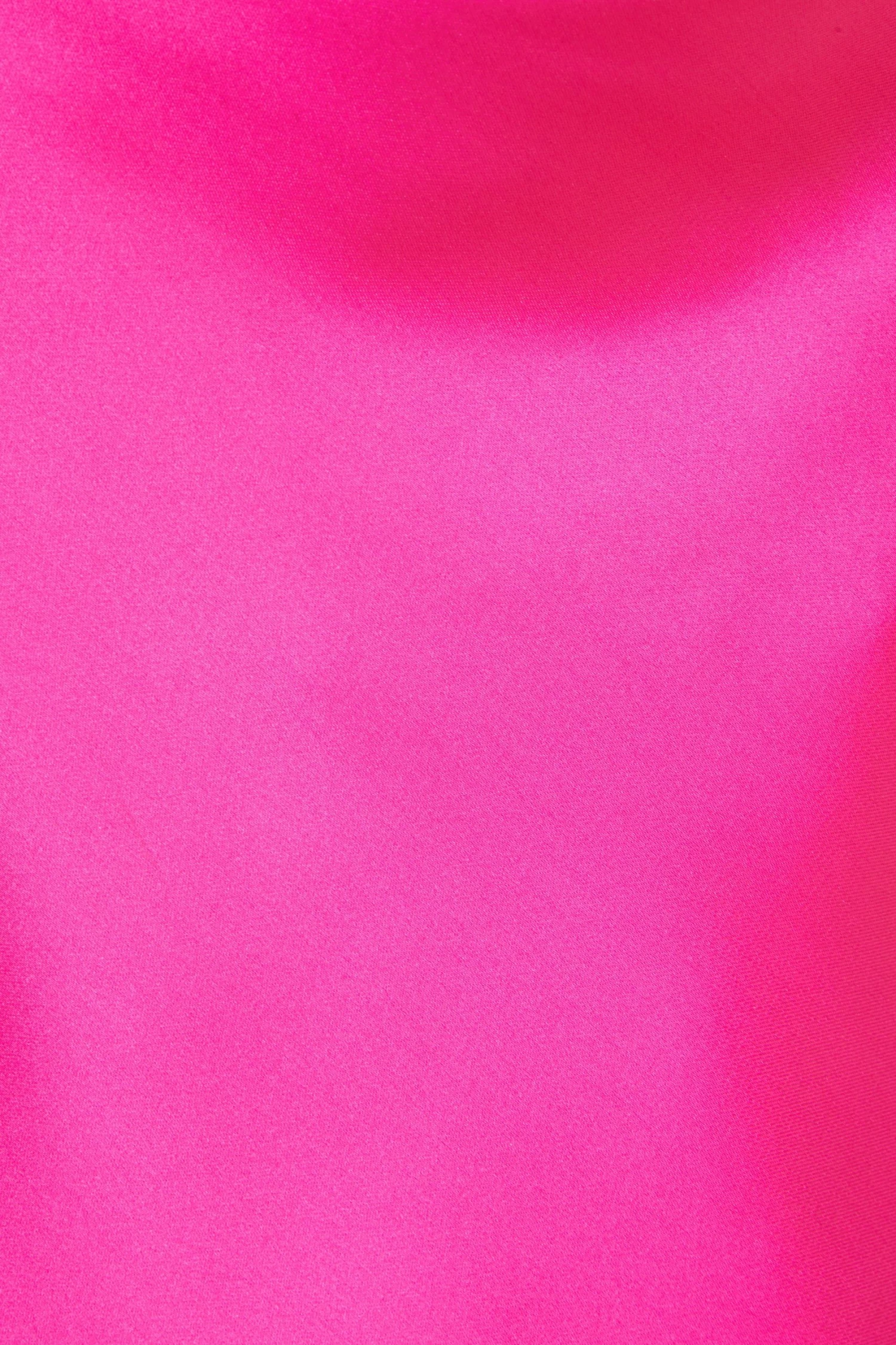 Hot Pink Satin Slip Midi Dress - Image 6