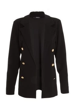 Black Buttoned Blazer