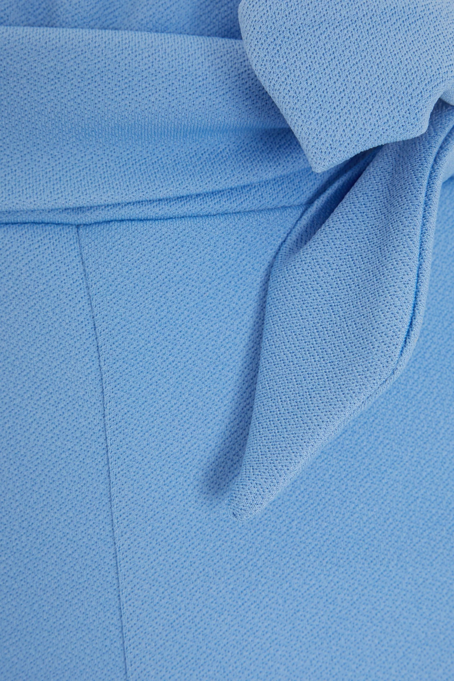 Petite Blue High Waisted Trousers - Image 6