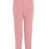 Pink Belted Tapered Trousers