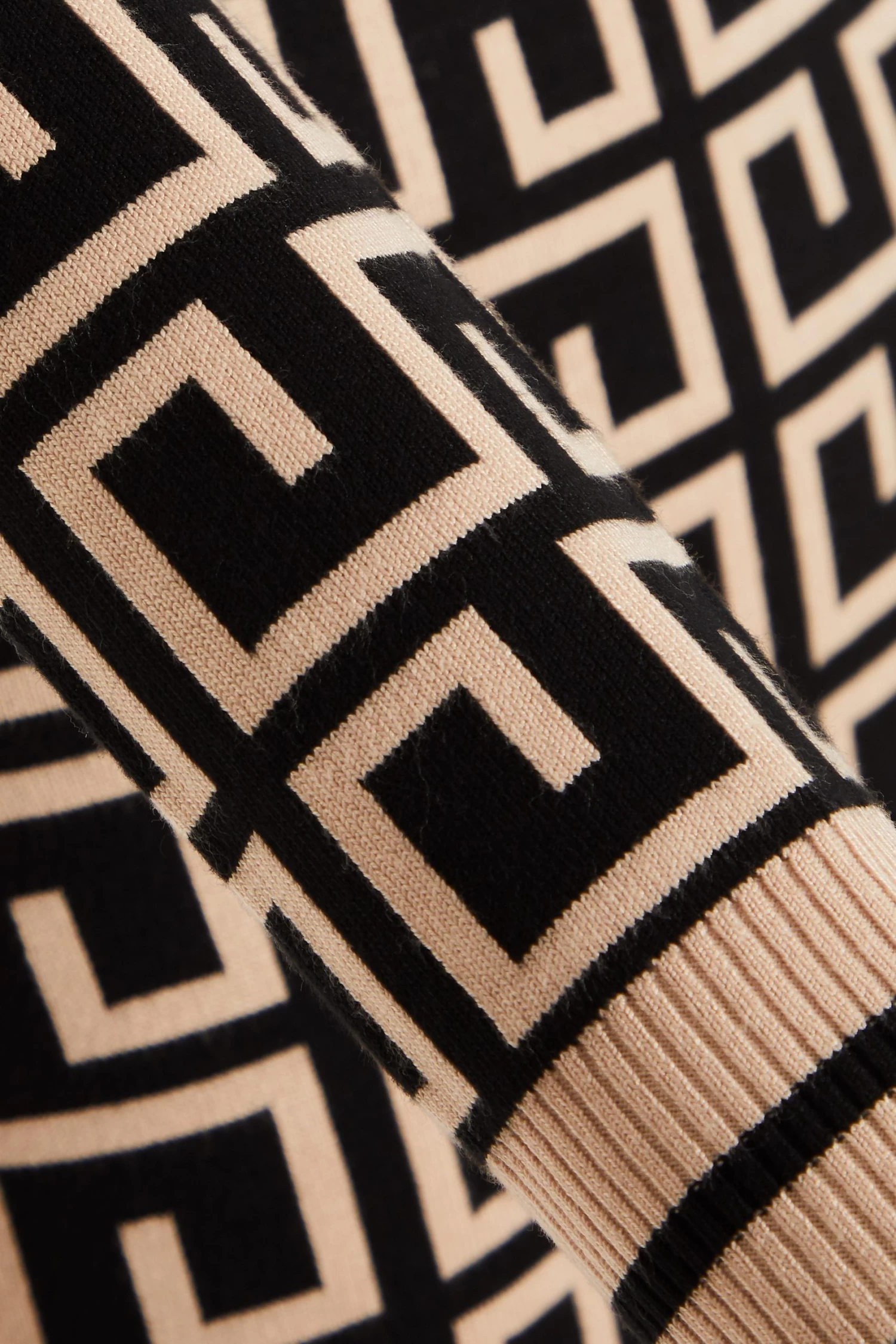 Stone Geometric Mini Jumper Dress - Image 6