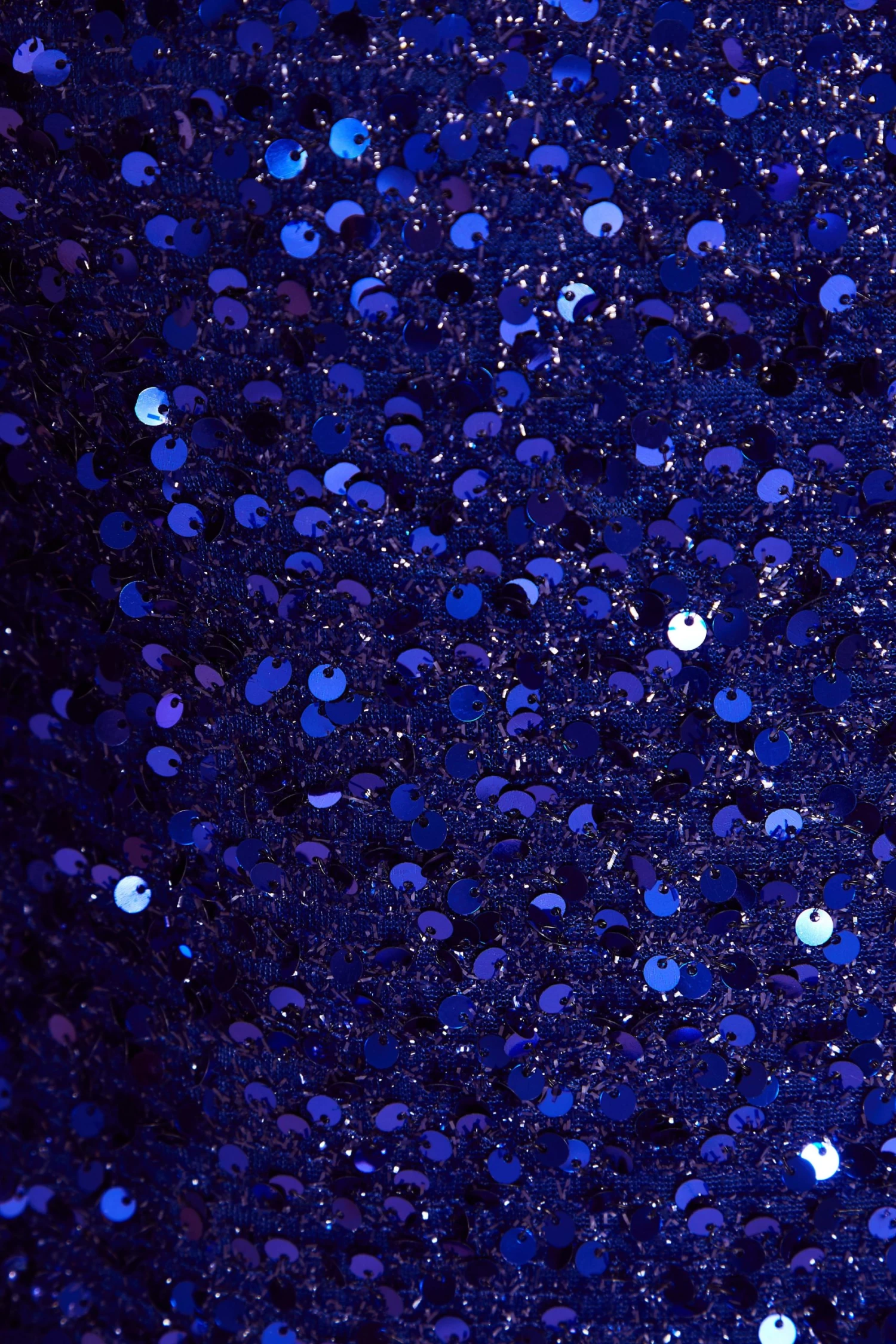 Royal Blue Sequin One Shoulder Mini Dress - Image 6