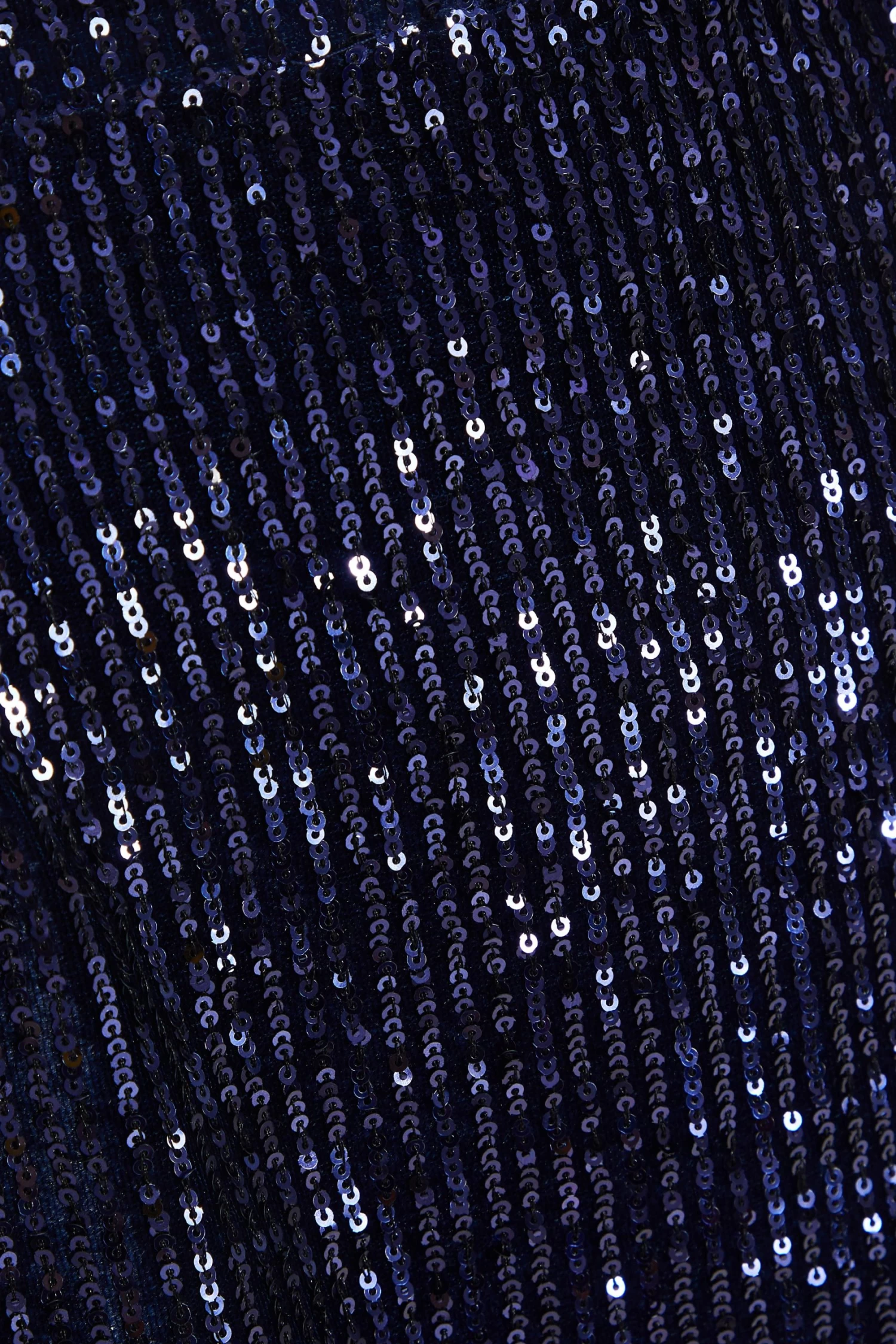 Navy Sequin Mini Skirt - Image 6