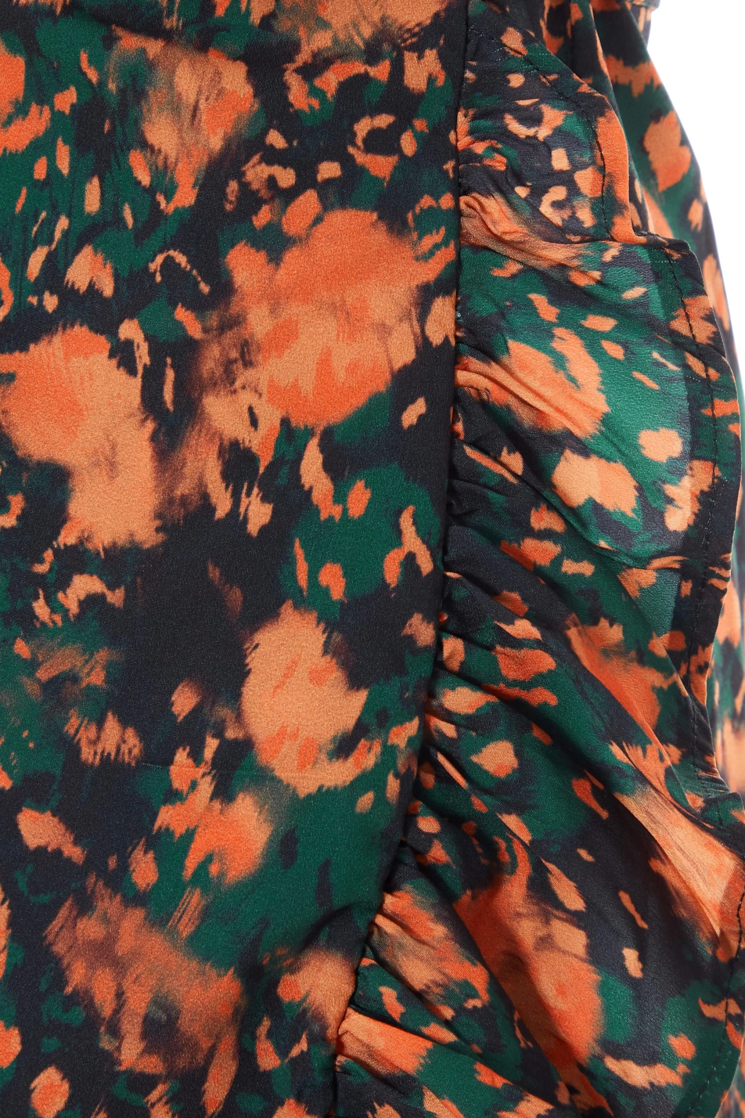 Petite Multicoloured Animal Print Wrap Midi Dress - Image 6