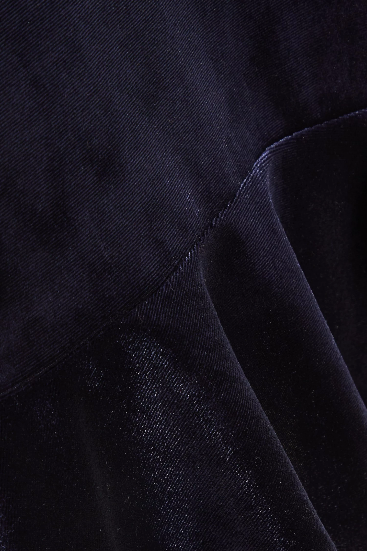 Petite Royal Blue Velvet Midi Dress - Image 6