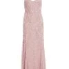 Petite Pink Sequin Fishtail Maxi Dress