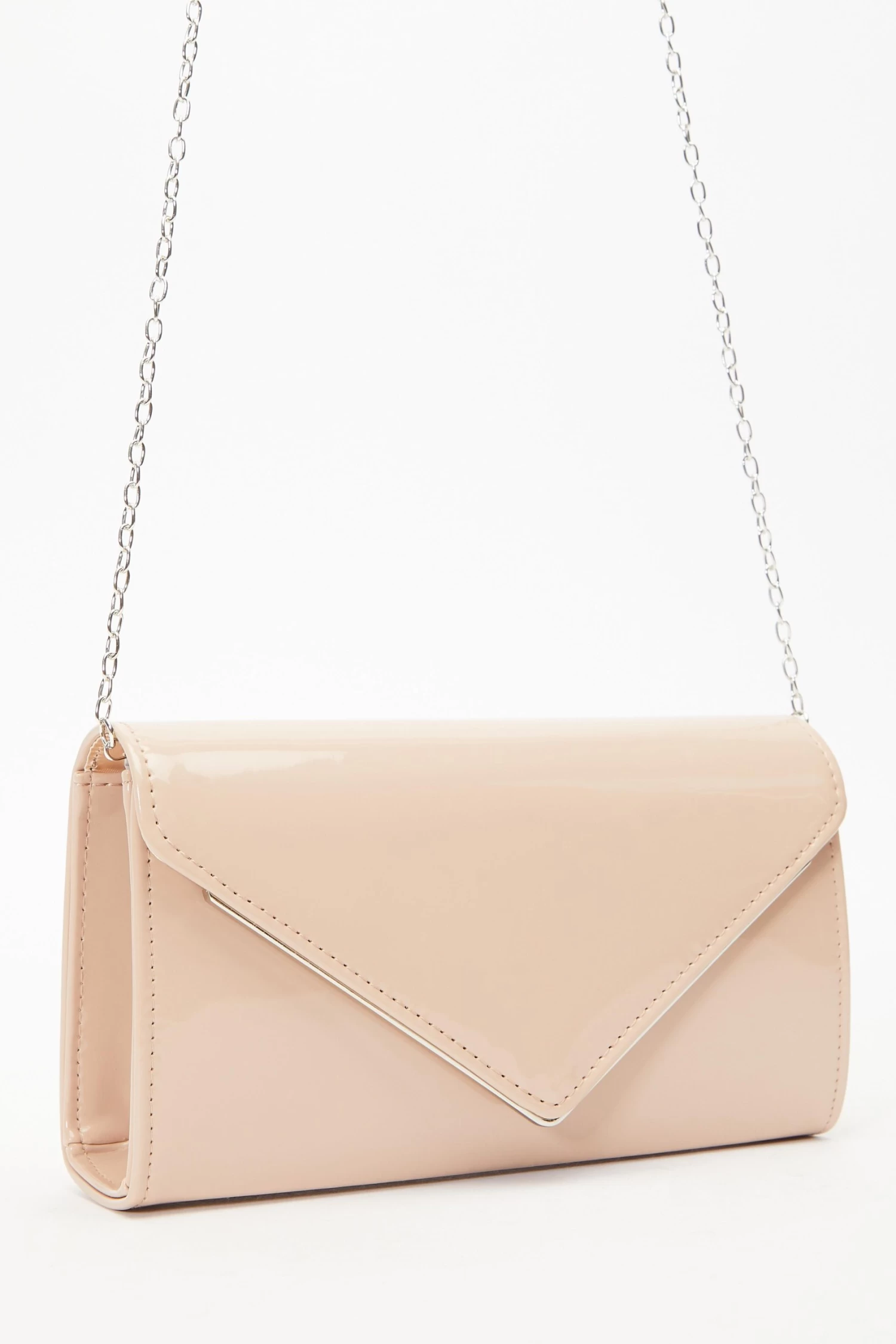 Nude Envelope Clutch Bag - Image 2