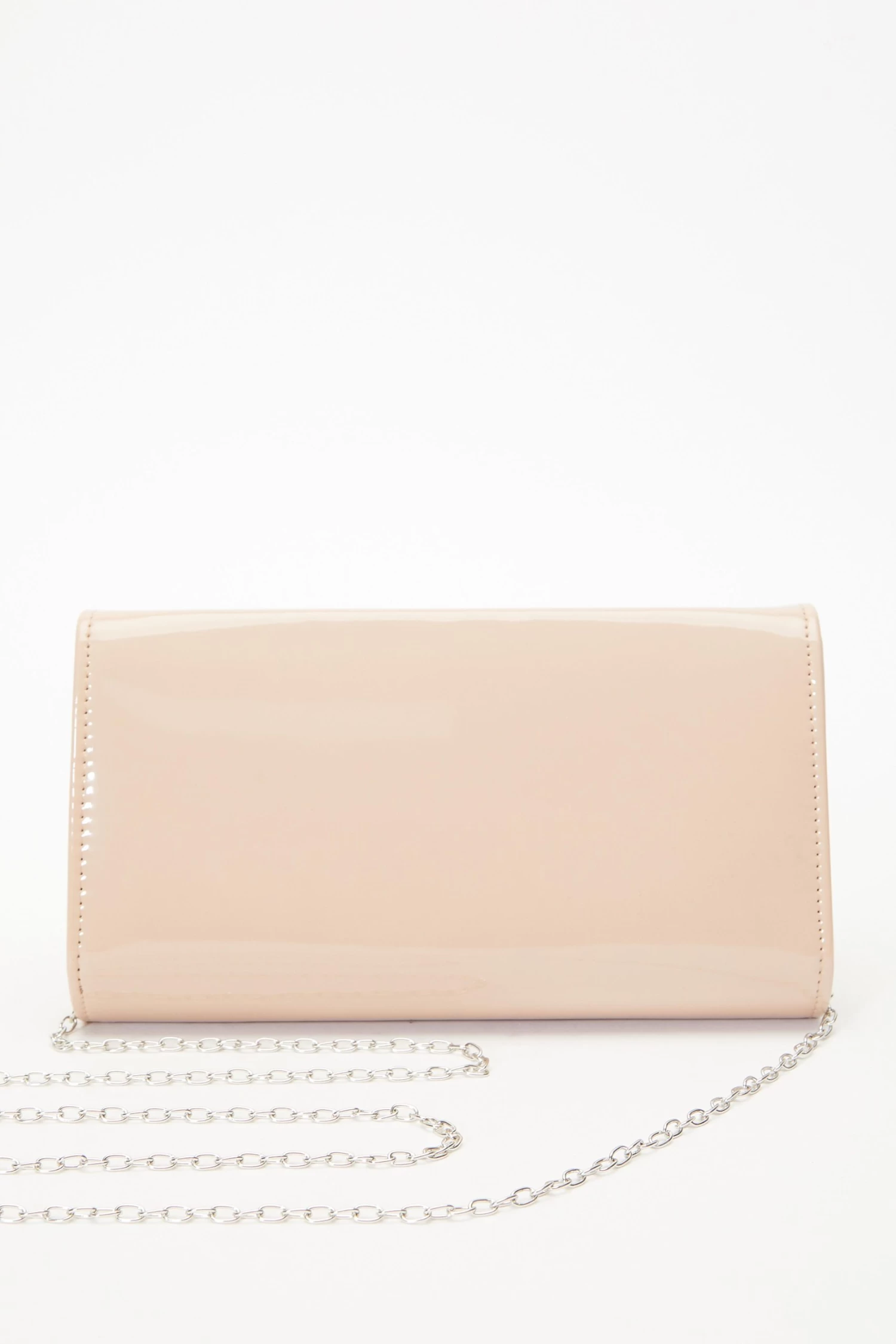 Nude Envelope Clutch Bag - Image 4