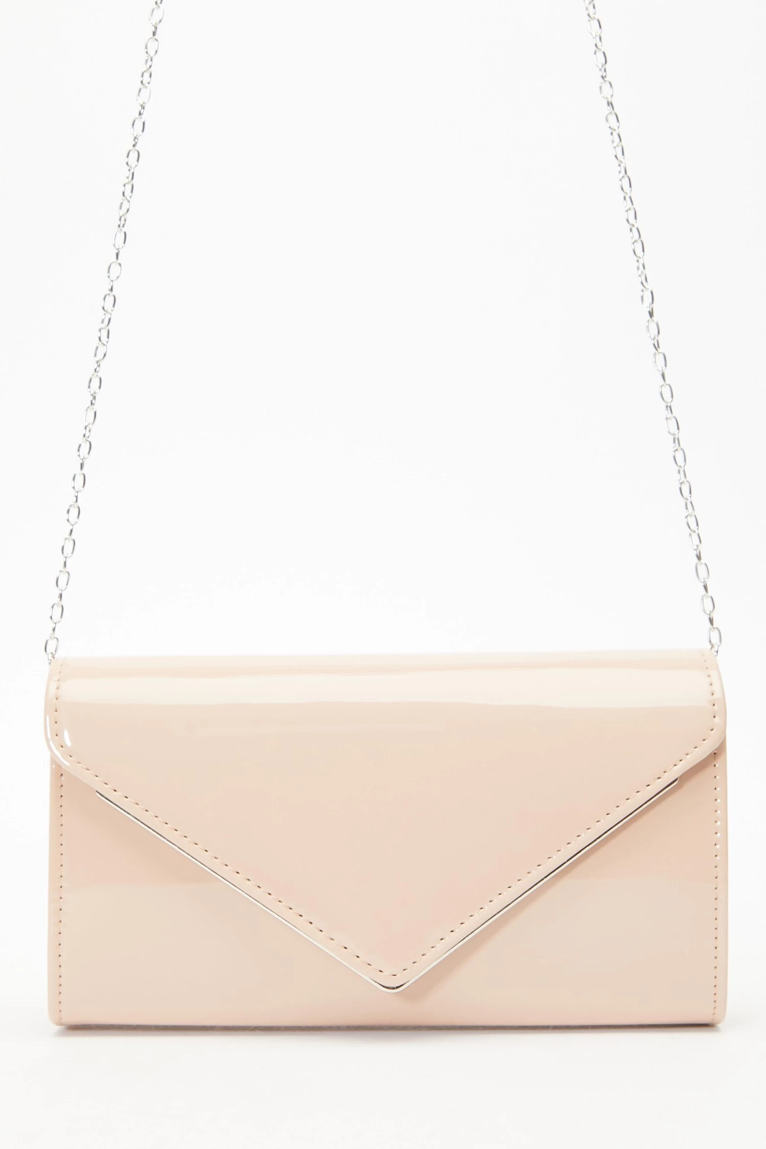Nude Envelope Clutch Bag