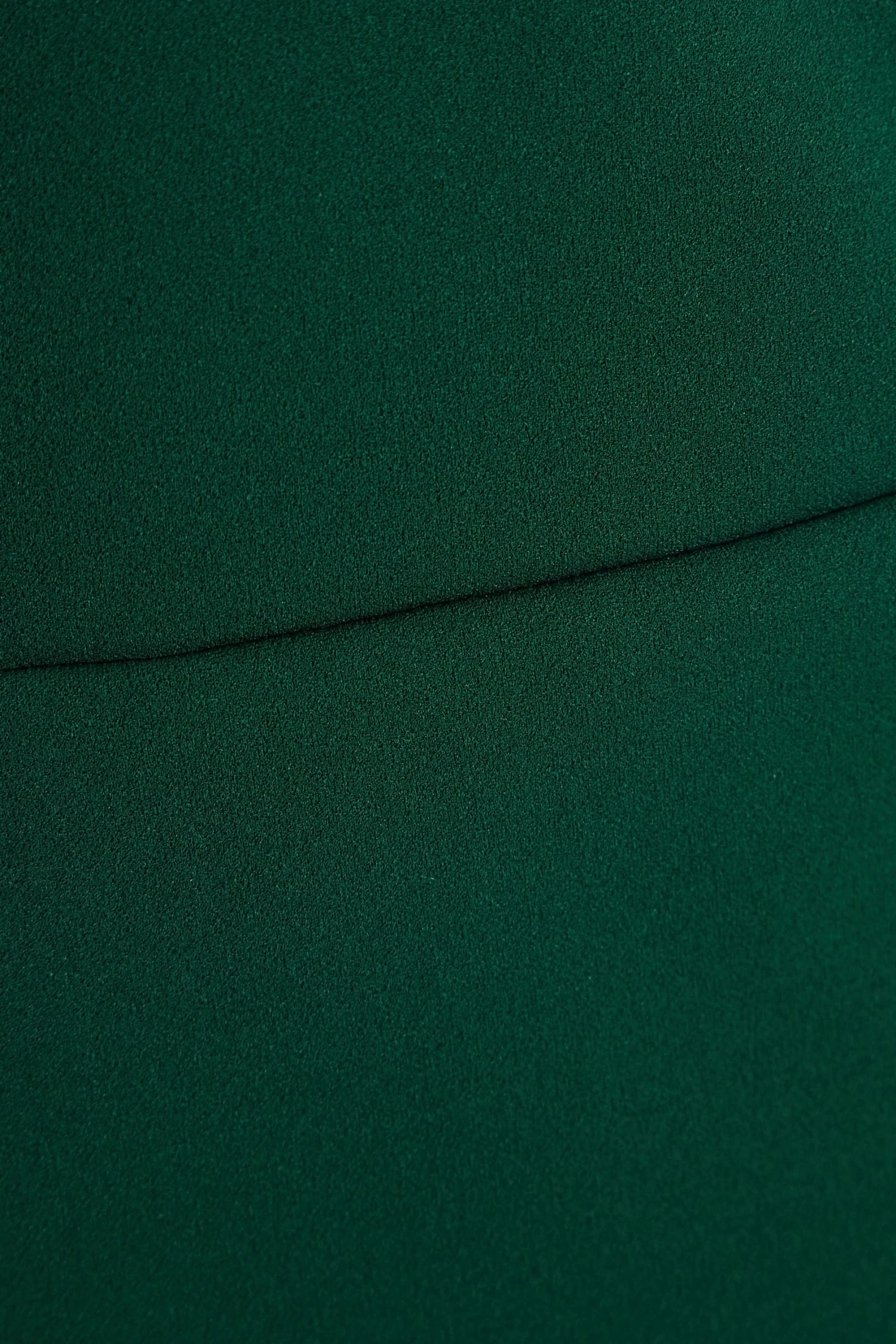 Bottle Green One Shoulder Bow Midi Dress - Image 6