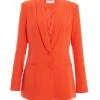 Orange Tailored Blazer