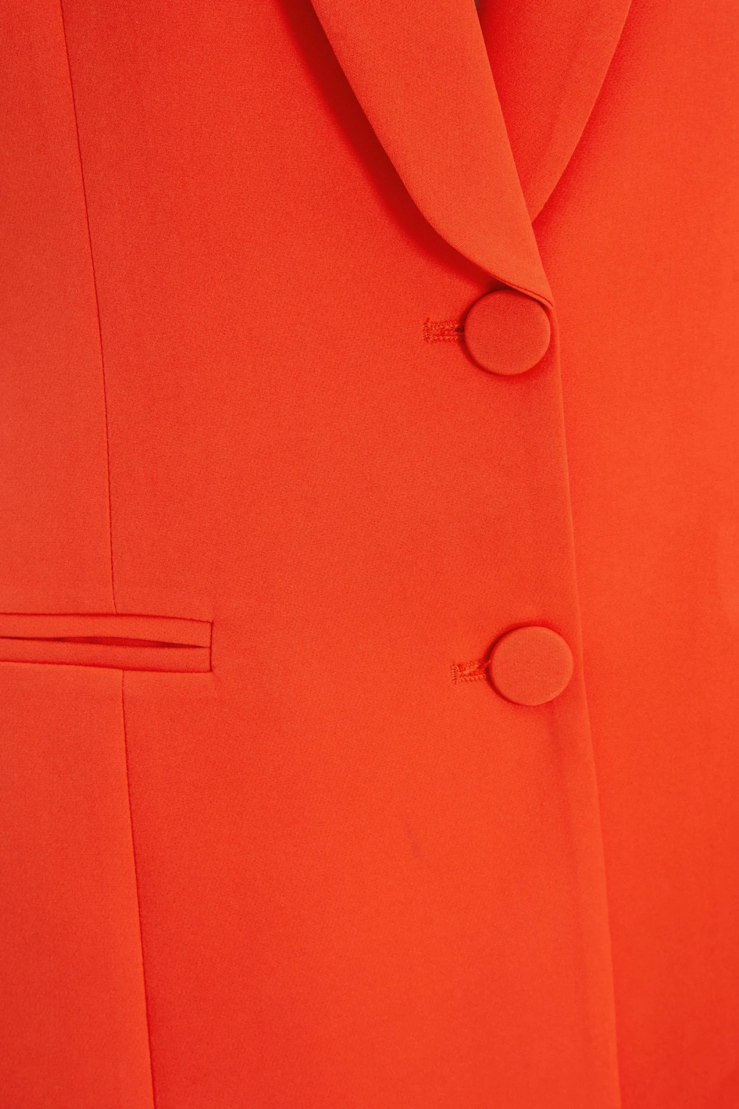 Orange Tailored Blazer - Image 6