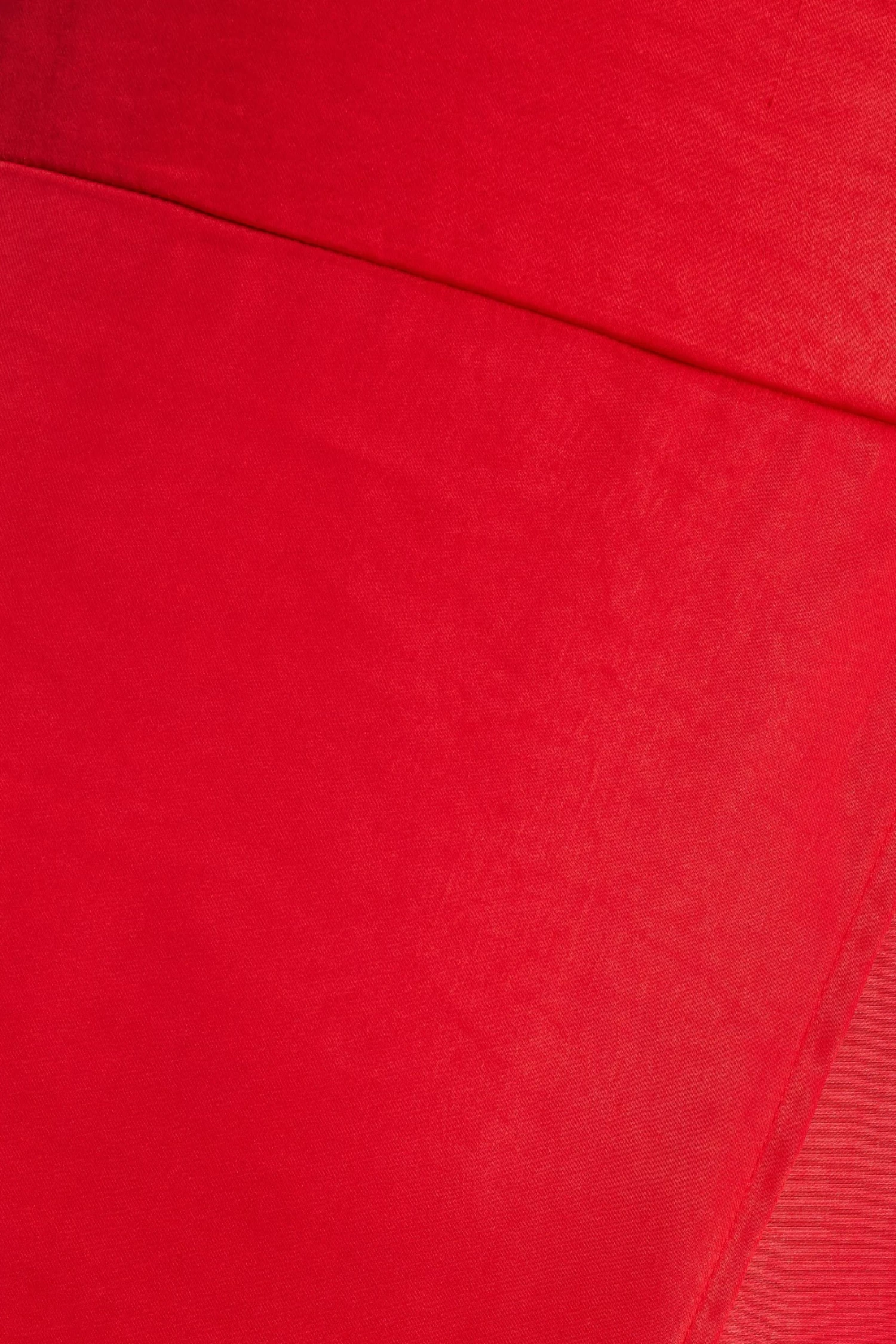 Red Satin Maxi Dress - Image 6