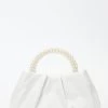White Pearl Handle Bag