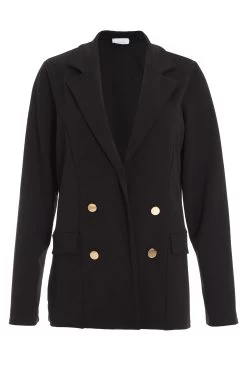 Black Buttoned Blazer