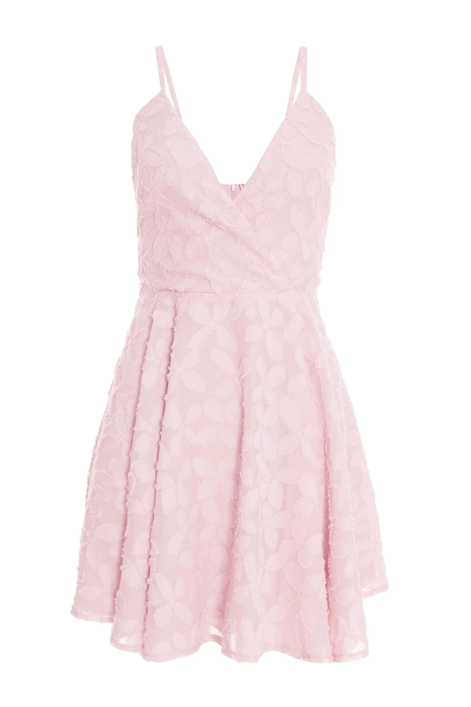 Pink Floral Skater Dress