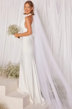 Bridal White Cathedral Veil