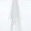 Bridal White Pearl Veil