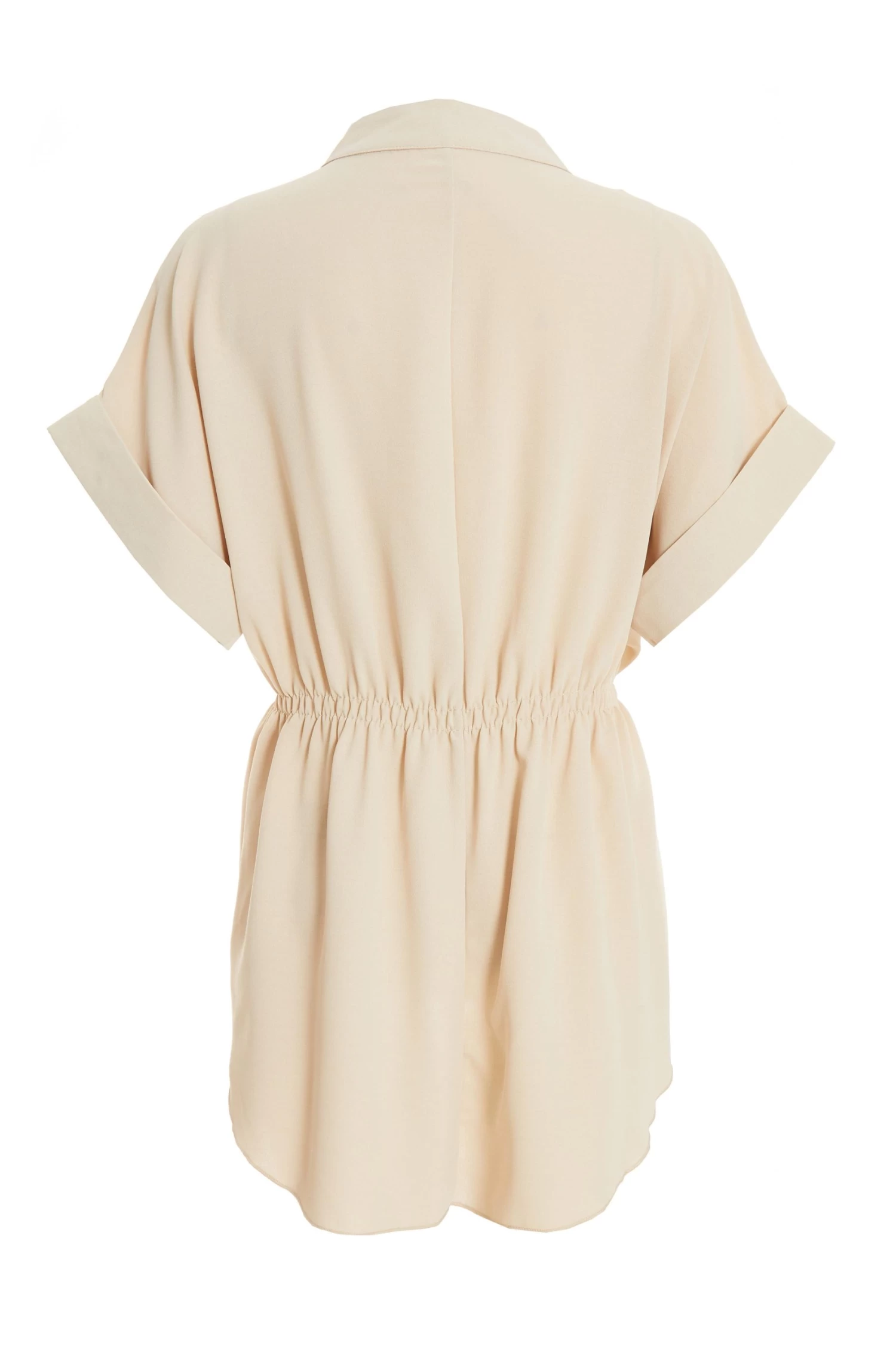 Stone Button Ruched Blouse - Image 5