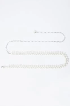 Silver Pearl Belt