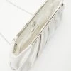 White Pleat Clutch Bag