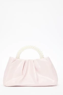 Pink Pearl Handle Bag