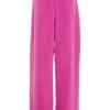 Pink Satin Palazzo Trousers