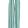 Jade Green Stripe Print Palazzo Trousers