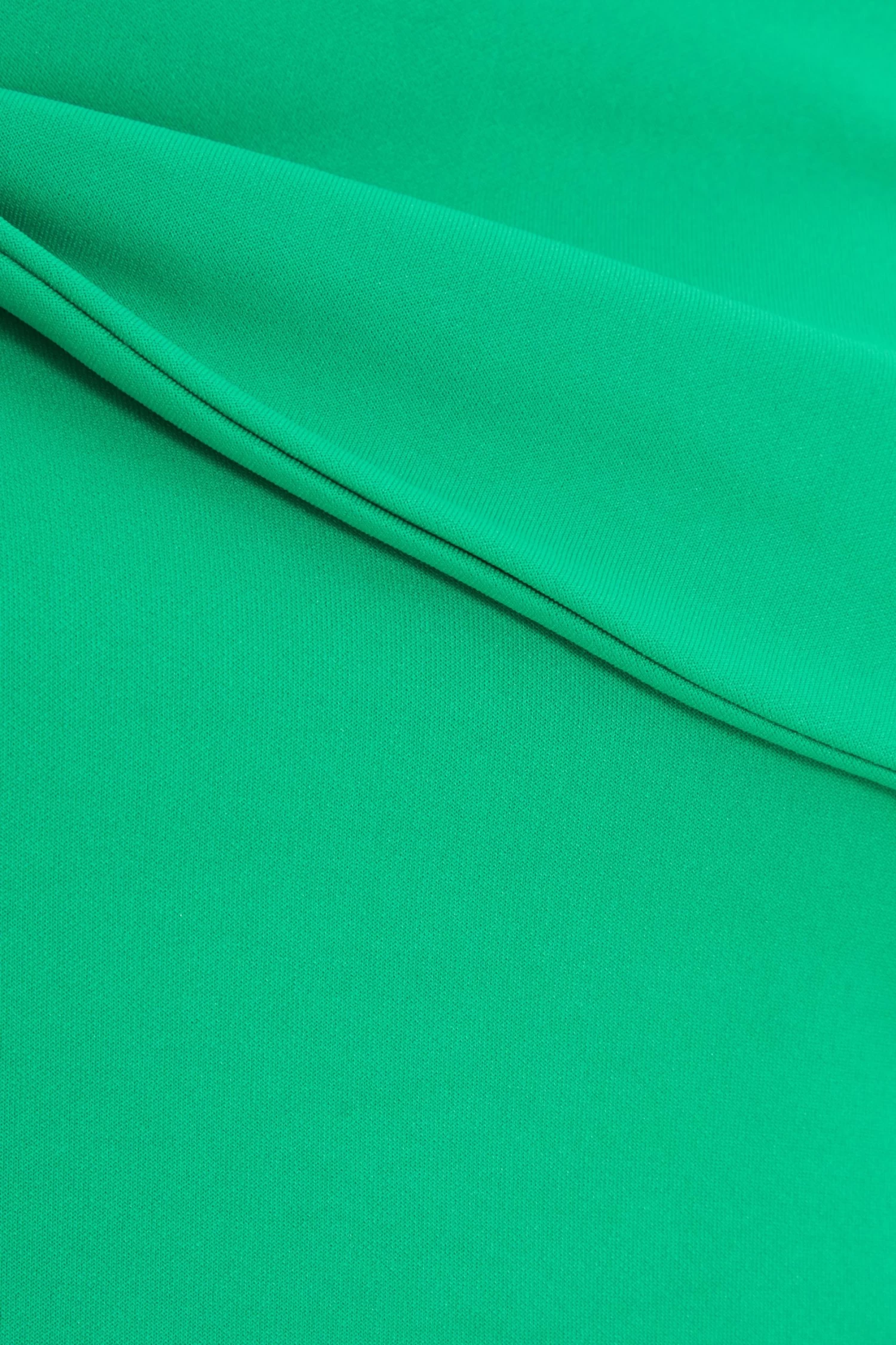 Green Bardot Bow Midi Dress - Image 6