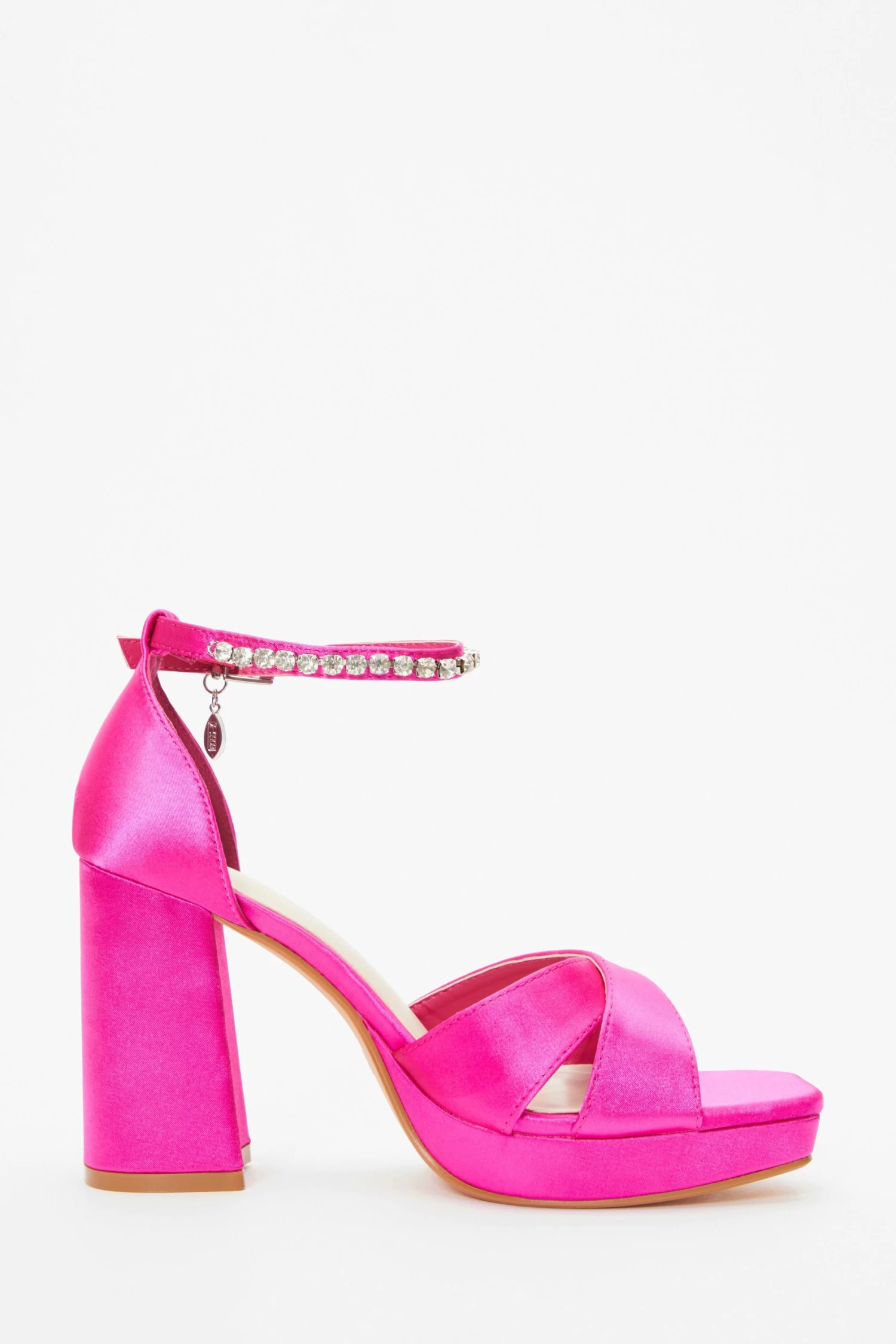 Pink Platform Heeled Sandals - Image 6