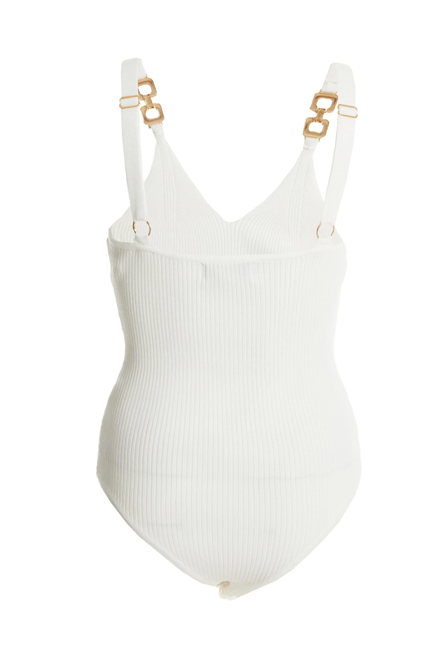 Cream Gold Chain Bodysuit - Image 5