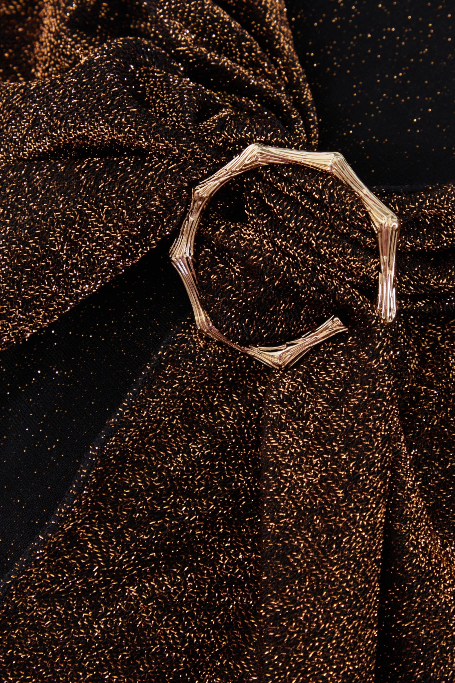 Brown Shimmer Knot Sarong - Image 6