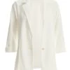 White Buttoned Blazer