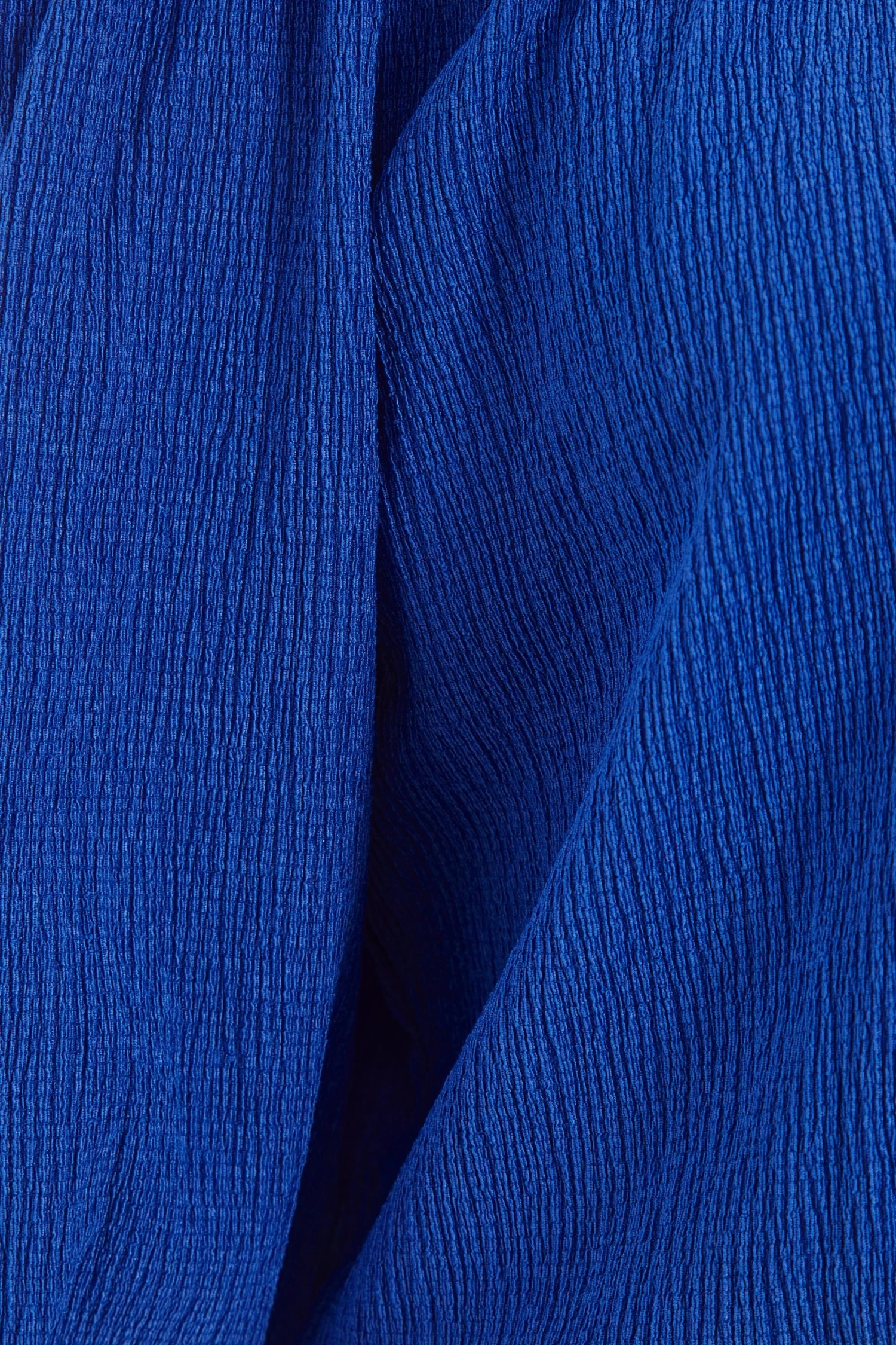 Royal Blue Bardot Crinkle Top - Image 6