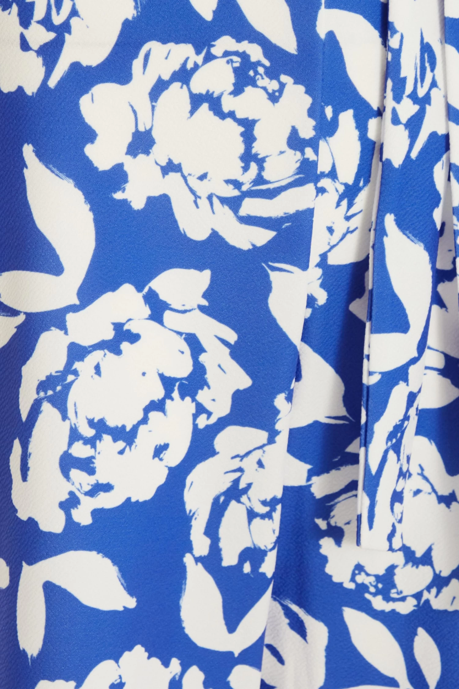 Petite Royal Blue Floral Culotte Jumpsuit - Image 6