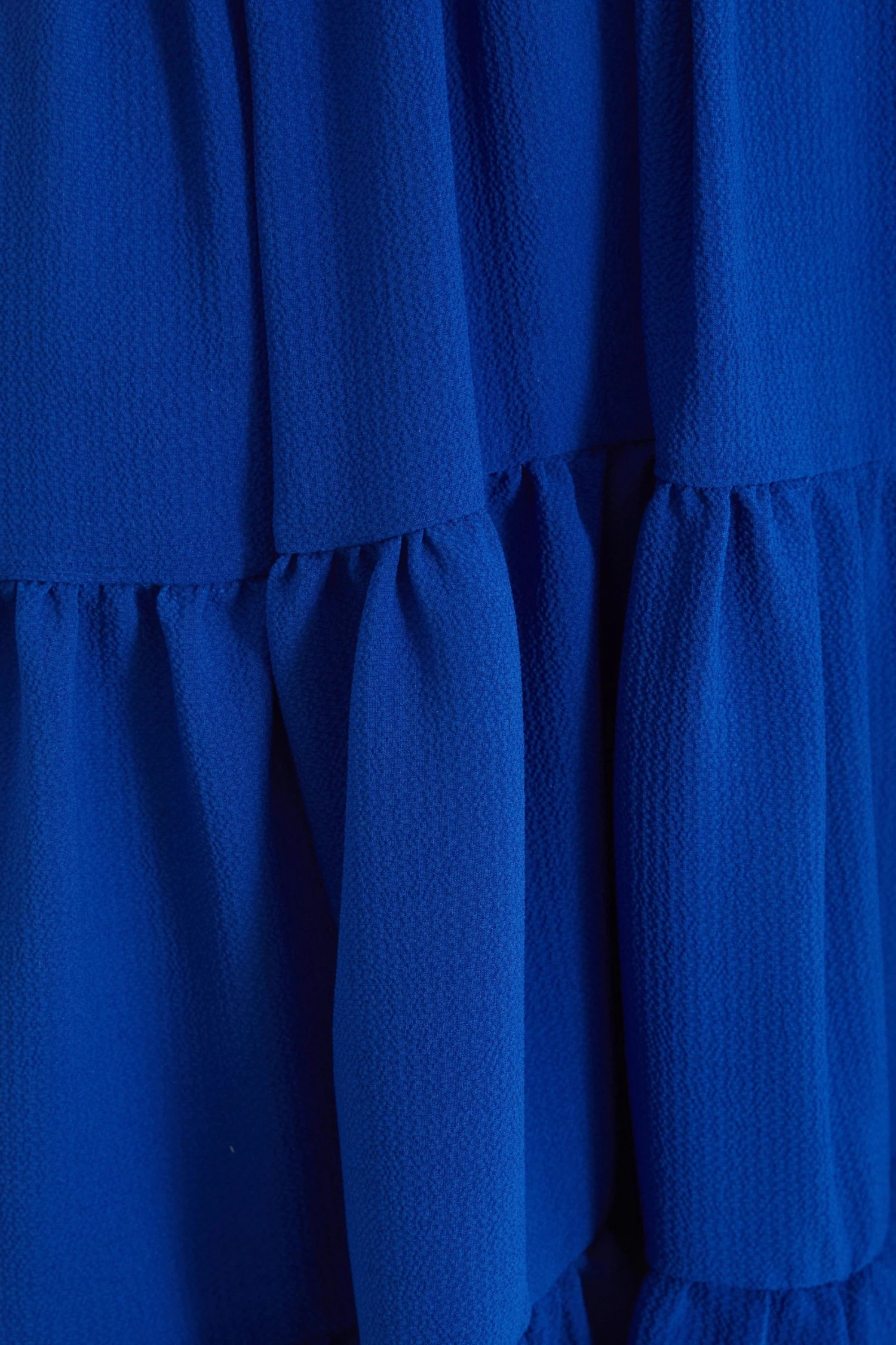 Petite Royal Blue Wrap Skater Dress - Image 6