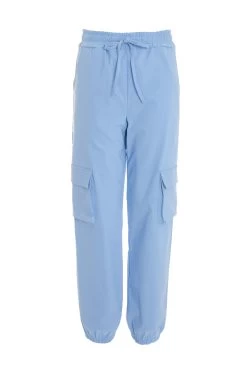 Blue Cargo Trousers
