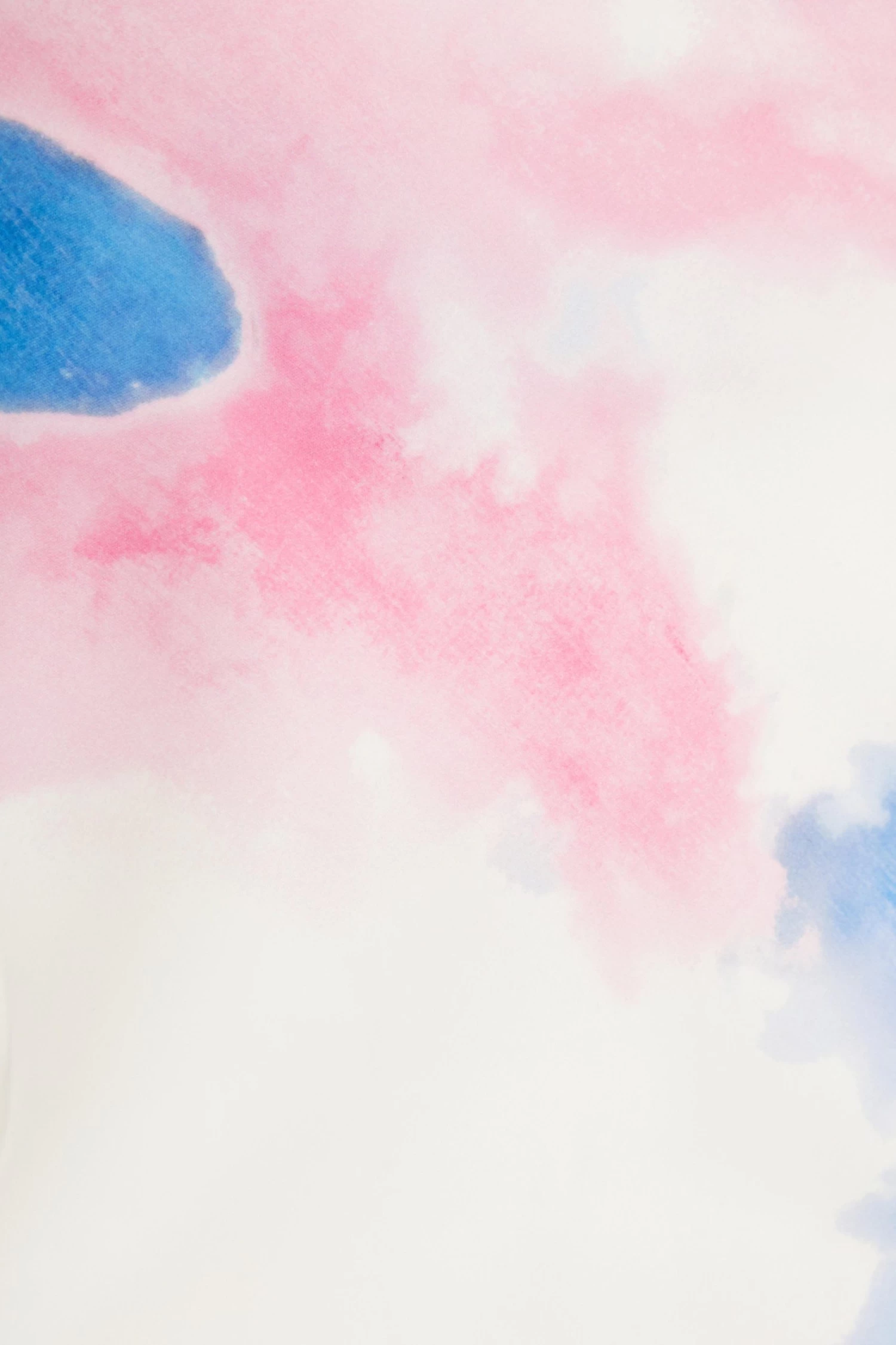 Blue Satin Marble Print Midi Dress - Image 6