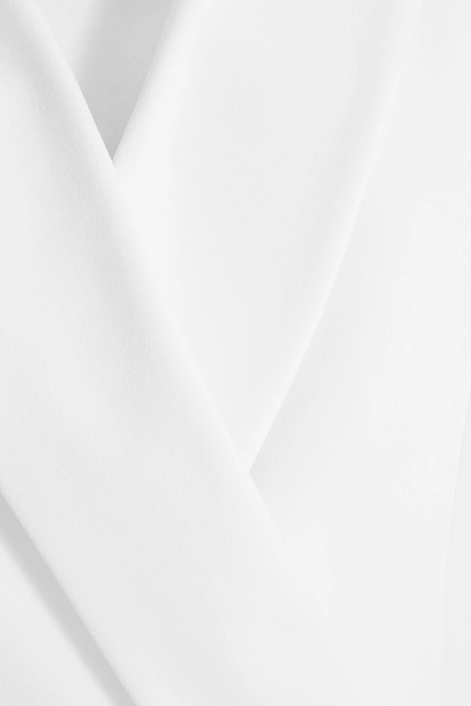 Cream Cropped Tailored Blazer - Image 6