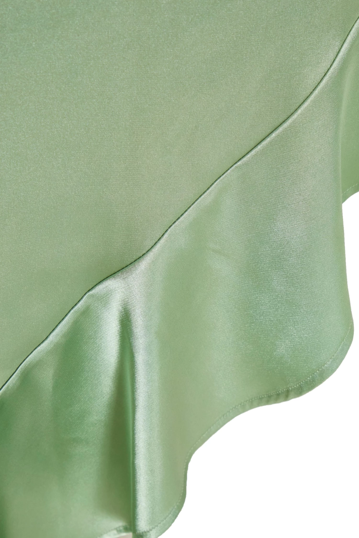 Petite Sage Halter Neck Asymmetric Midi Dress - Image 6