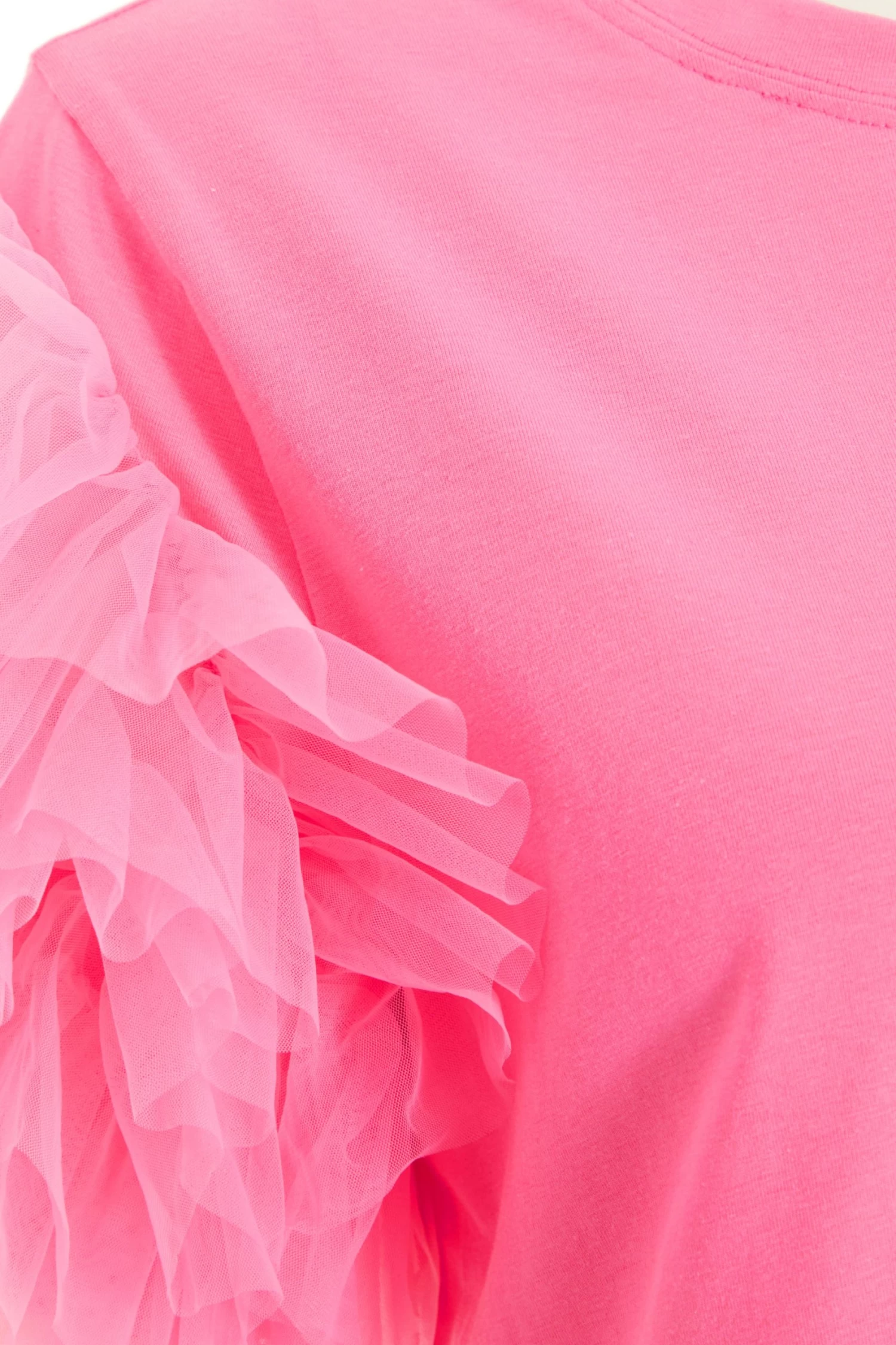 Pink Frill Sleeve Top - Image 6