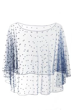 Navy Pearl Cape