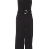 Black Wrap Culotte Jumpsuit